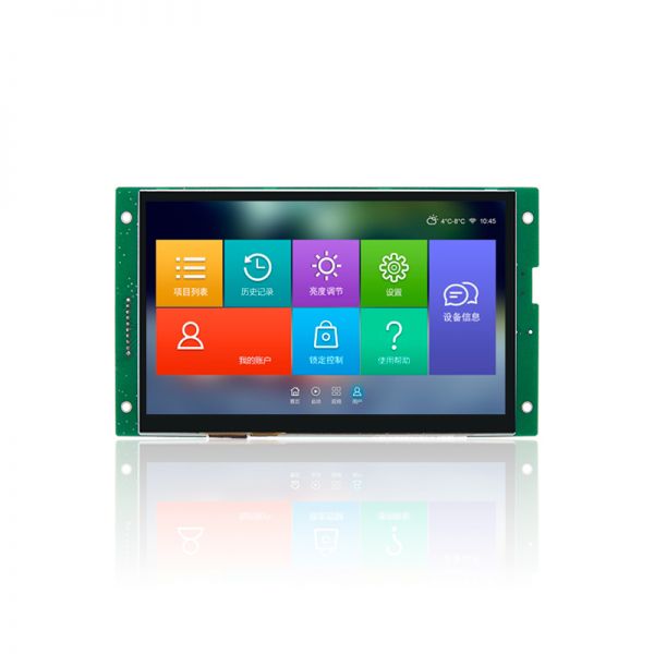 HYW070F 带电容触摸 通信支持RS232/TTL/485 音频播放