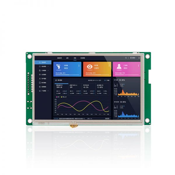 HYW050EV1.5 带电阻触摸 支持RS232/TTL/485通信 音频播放