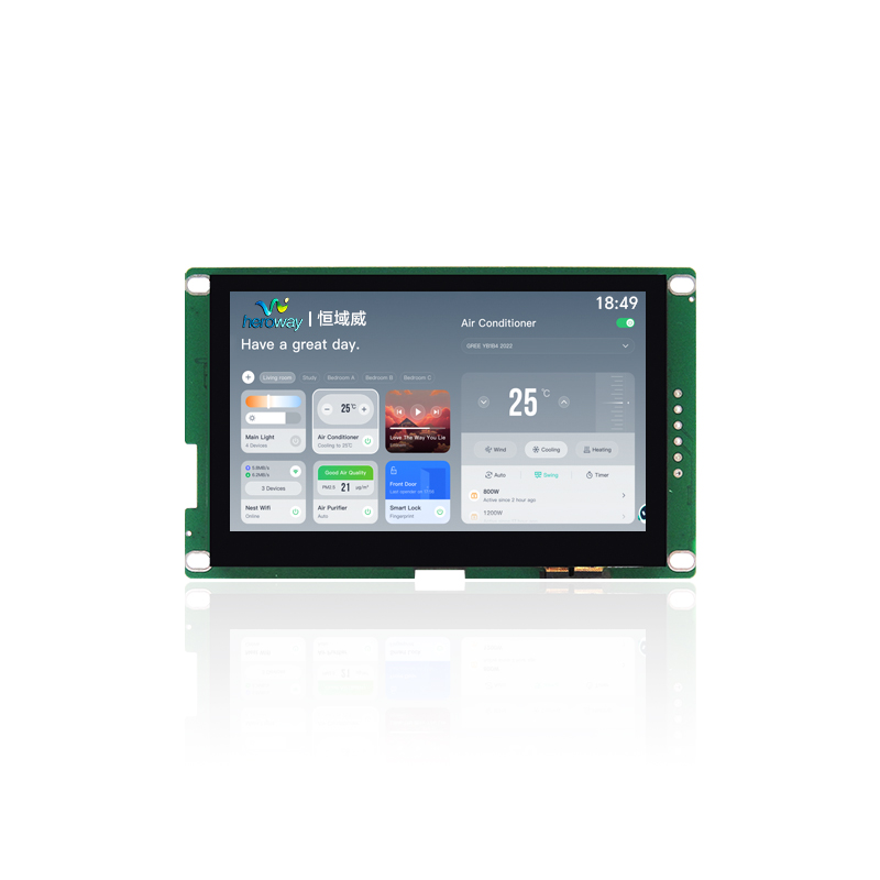 HYW043M 4.3寸电容触摸 modbus 上位机显示屏 音视频播放WiFi 超性价比