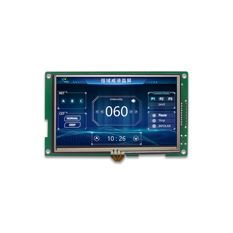 HYW043F 4.3寸电阻触摸 RS232/TTL/485 音频播放HMI组态显示屏